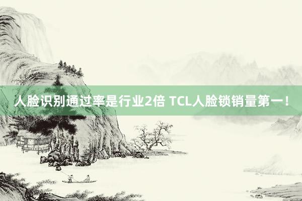 人脸识别通过率是行业2倍 TCL人脸锁销量第一！