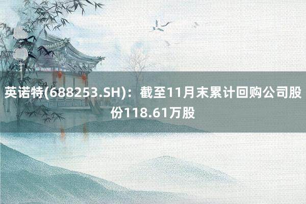 英诺特(688253.SH)：截至11月末累计回购公司股份118.61万股